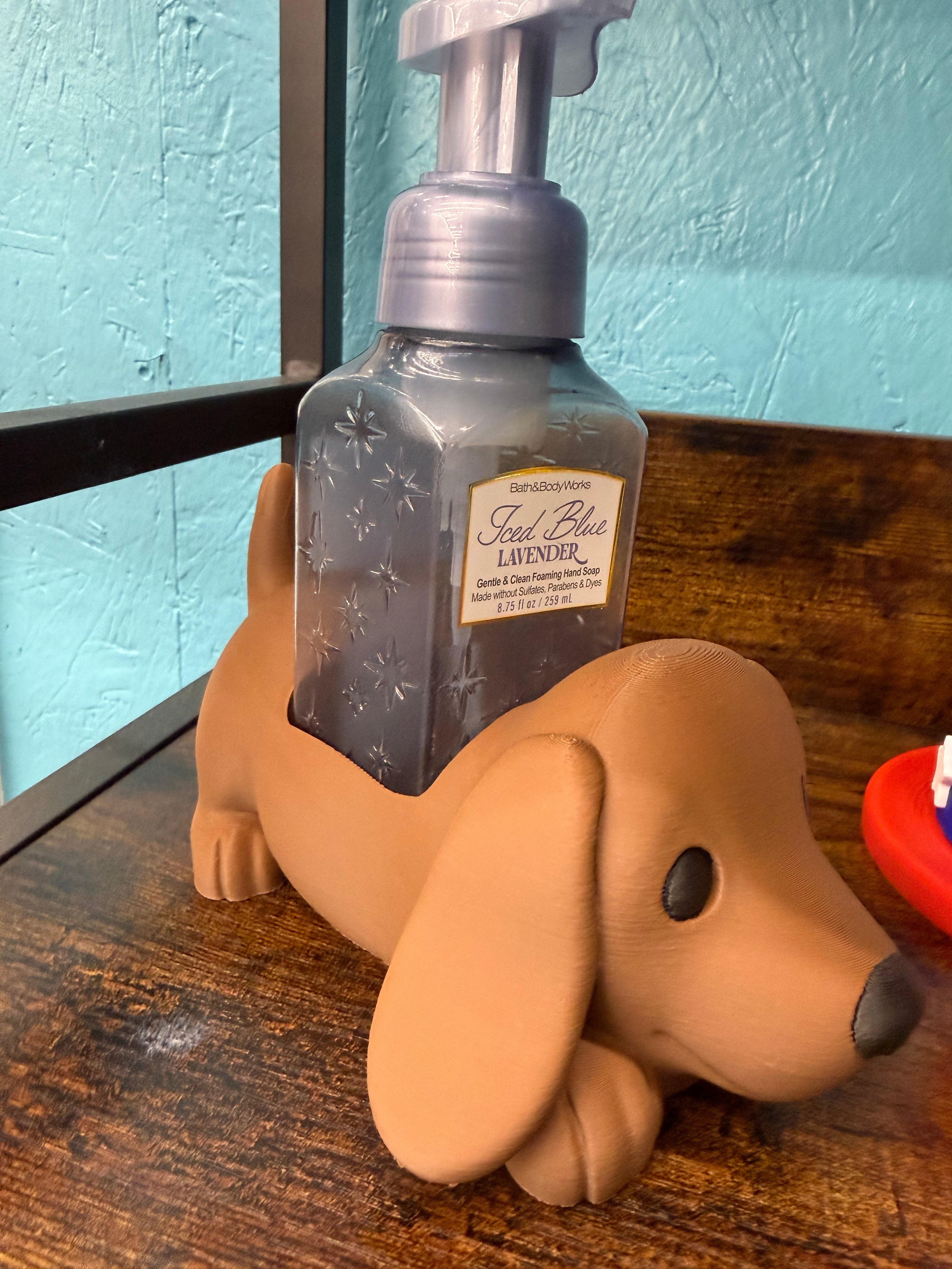 Dachshund Soap Dispenser Holder