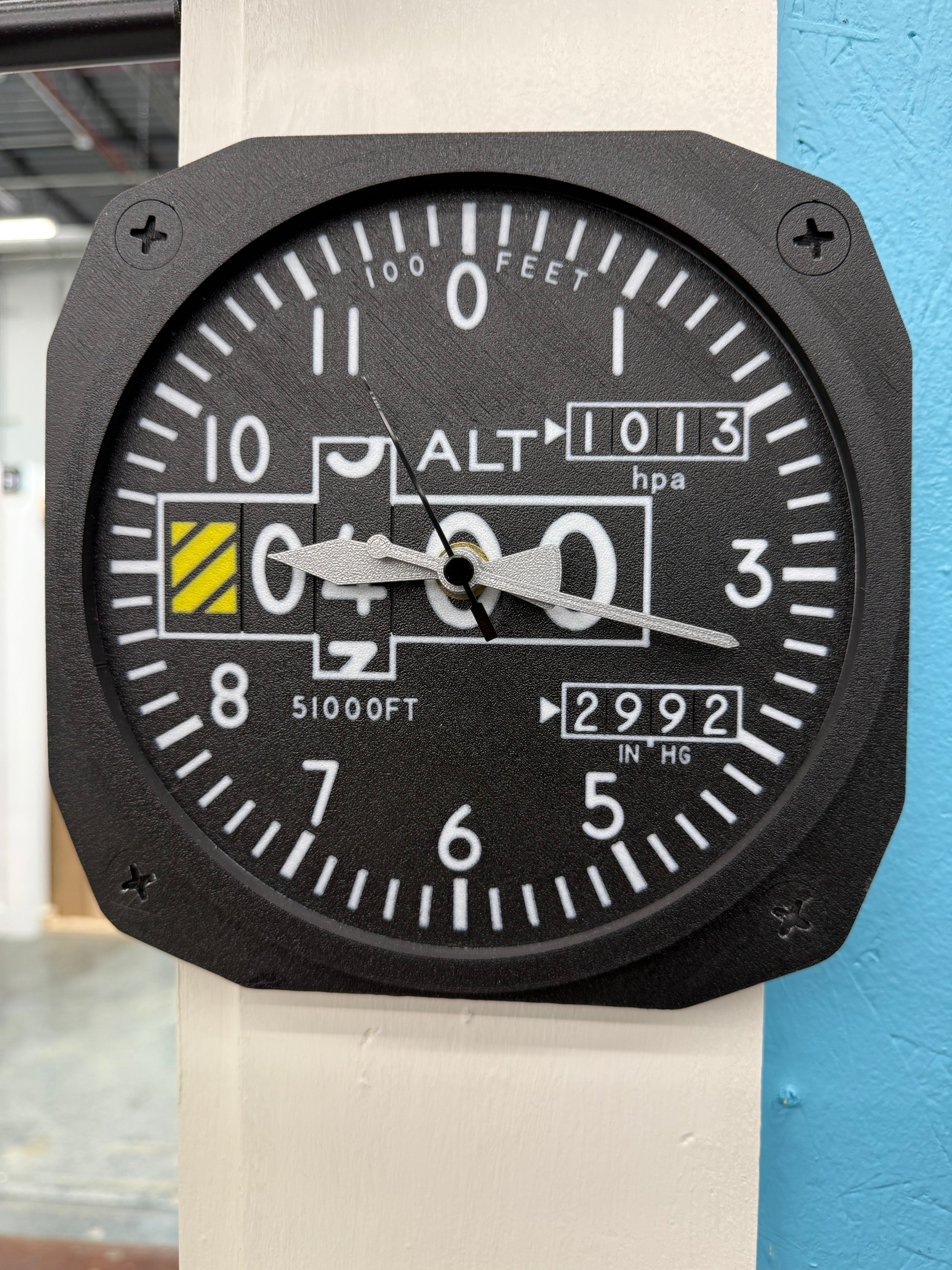 Altimeter Wall Clock