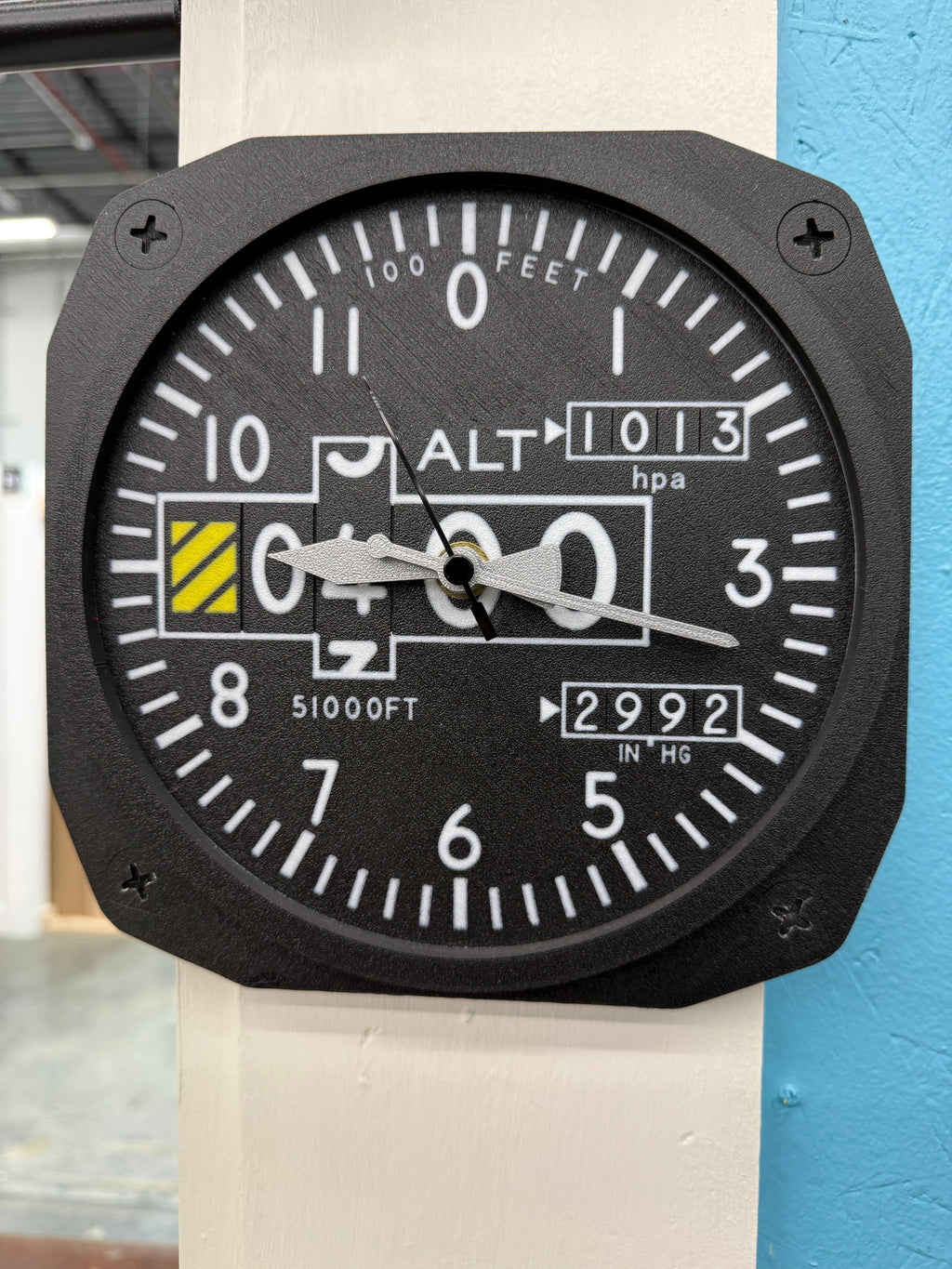 Altimeter Wall Clock