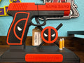 Deadpool Gun with Bullets 3D Display